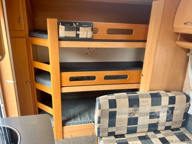 Caravane HOBBY 500 Kmfe 3 Etagenbetten Bett Mover Vorzelt Dusch