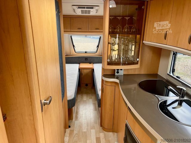 Caravane HOBBY 540 UL Einzelbetten Mover Vorzelt Klima