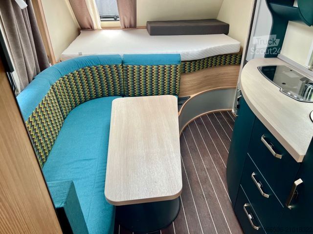 Przyczepa kempingowa KNAUS Sport + Fun 480 QL Motorradtransport Bett Vorzel