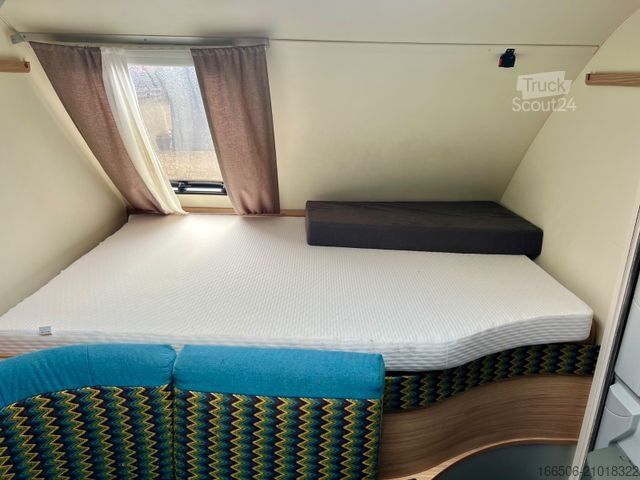 Przyczepa kempingowa KNAUS Sport + Fun 480 QL Motorradtransport Bett Vorzel