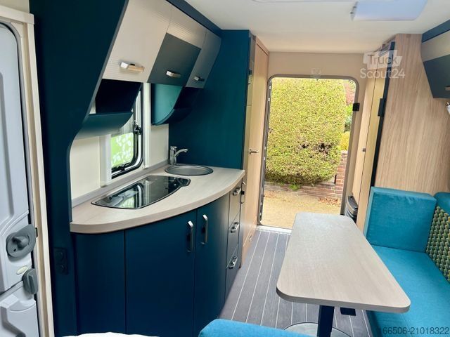 Przyczepa kempingowa KNAUS Sport + Fun 480 QL Motorradtransport Bett Vorzel