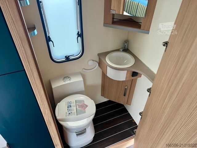 Przyczepa kempingowa KNAUS Sport + Fun 480 QL Motorradtransport Bett Vorzel