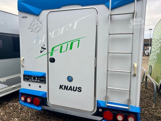 Przyczepa kempingowa KNAUS Sport + Fun 480 QL Motorradtransport Bett Vorzel