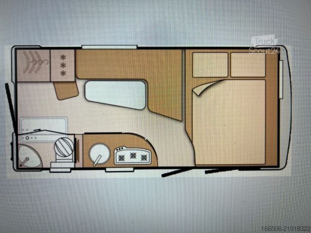 Przyczepa kempingowa KNAUS Sport + Fun 480 QL Motorradtransport Bett Vorzel