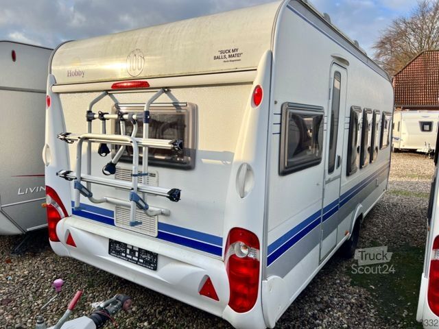 Caravane HOBBY 520 TQM Mover Klima Markise Festbett   ! TOP !