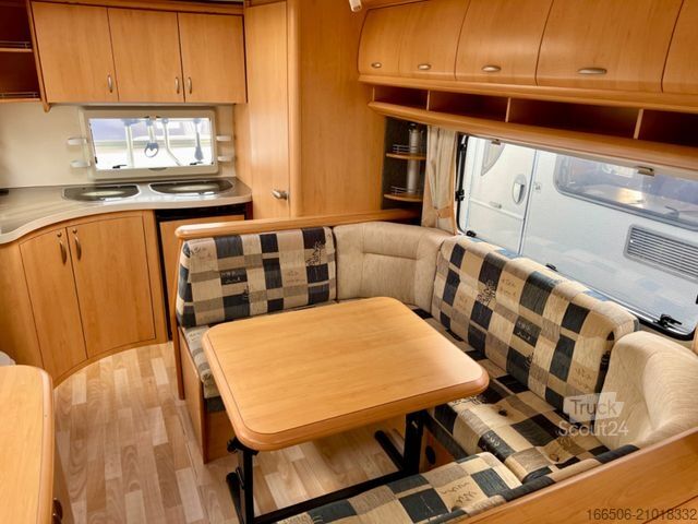 Caravane HOBBY 520 TQM Mover Klima Markise Festbett   ! TOP !