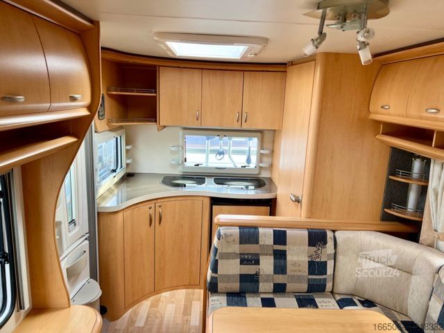 Caravane HOBBY 520 TQM Mover Klima Markise Festbett   ! TOP !