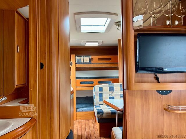 Caravane HOBBY 500 Kmfe 3 Etagenbetten Vorzelt Mover Dusch Bett