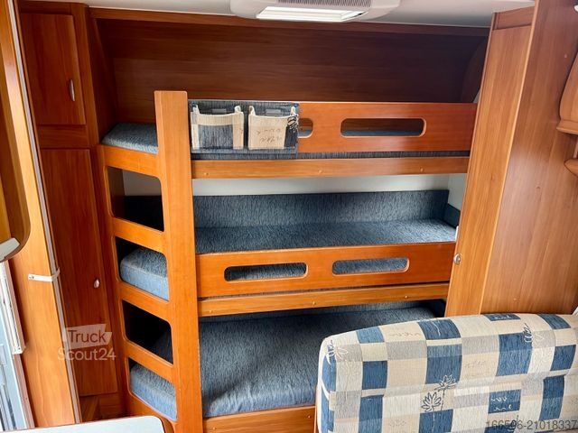 Caravane HOBBY 500 Kmfe 3 Etagenbetten Vorzelt Mover Dusch Bett
