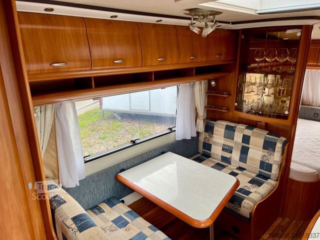 Caravane HOBBY 500 Kmfe 3 Etagenbetten Vorzelt Mover Dusch Bett