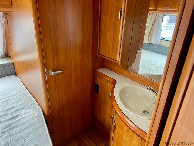 Caravane HOBBY 500 Kmfe 3 Etagenbetten Vorzelt Mover Dusch Bett