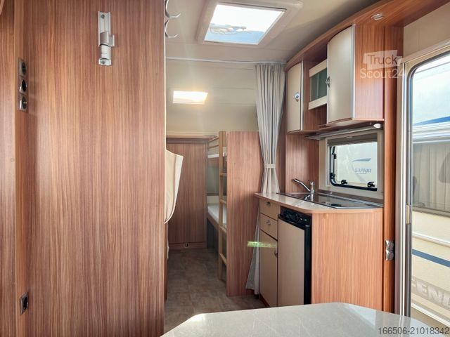 Caravane BÜRSTNER 510 TK Averso Plus Vorzelt Etagen Hubbett