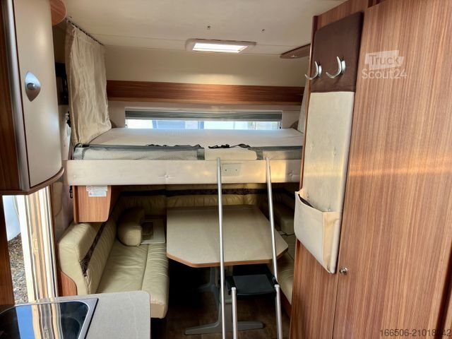 Caravane BÜRSTNER 510 TK Averso Plus Vorzelt Etagen Hubbett