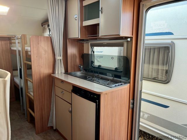 Caravane BÜRSTNER 510 TK Averso Plus Vorzelt Etagen Hubbett