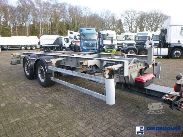Transport de conteneurs Volvo FH 440 6X2 Euro 4 container chassis 20 ft + Gro...