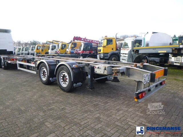 Transport de conteneurs Volvo FH 440 6X2 Euro 4 container chassis 20 ft + Gro...