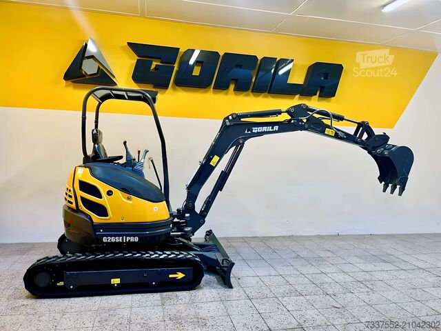 Mini-pelle Gorila G26SE I PRO