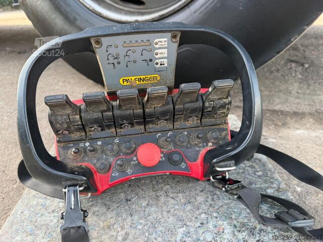 Plateforme de chargement ouverte Scania P410 8x4 PRITSCHE + KRAN PALFINGER PK33002 F (7...