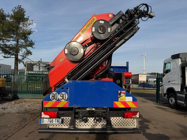 Plateforme de chargement ouverte Scania P410 8x4 PRITSCHE + KRAN PALFINGER PK33002 F (7...