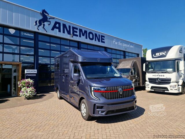 Zirgu transports Renault Master MTM S3 EXCLUSIVE ! Nieuw model paardenwa...