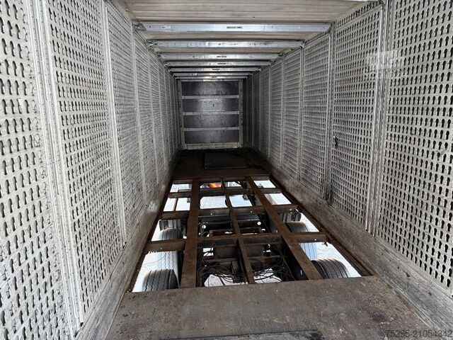 Véhicule utilitaire Krone 3 Achs Koffer Doppelstock Textilbleche BPW-ECO+