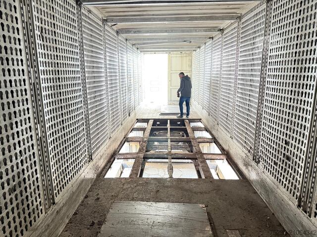 Véhicule utilitaire Krone 3 Achs Koffer Doppelstock Textilbleche BPW-ECO+