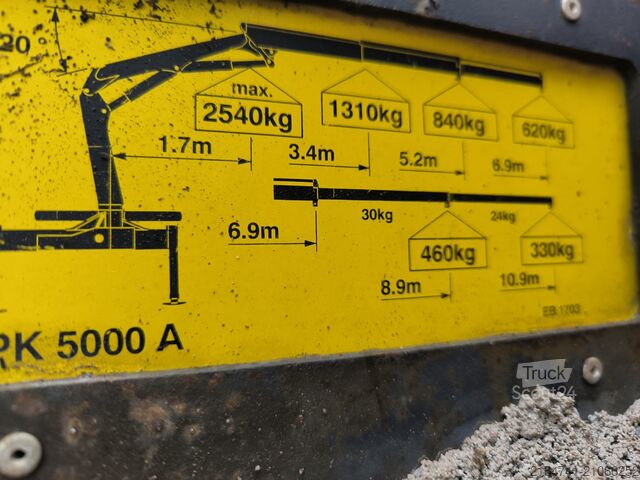 Three-sided tipper truck Mercedes-Benz 814 K