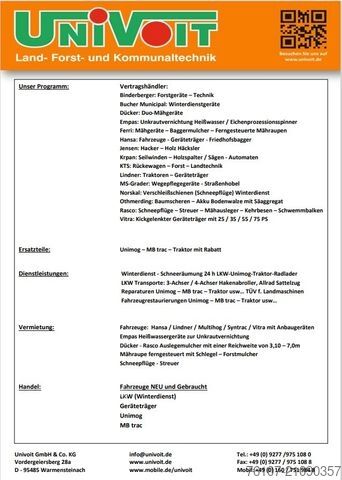 Overig UNIMOG 50 gebr. Beilhack - Rasco - Schmidt Schneepflüge