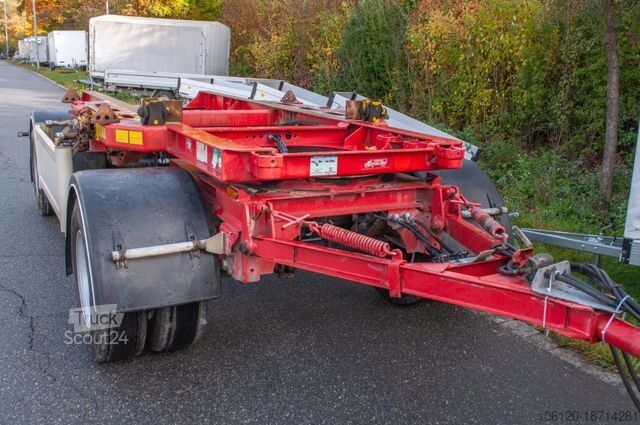 Afzetcontainer-aanhangwagen HÜFFERMANN ATL HMA Anhänger für Absetzbehälter