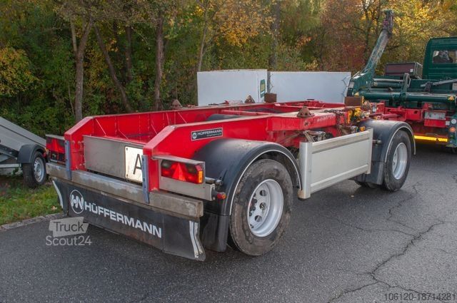 Afzetcontainer-aanhangwagen HÜFFERMANN ATL HMA Anhänger für Absetzbehälter