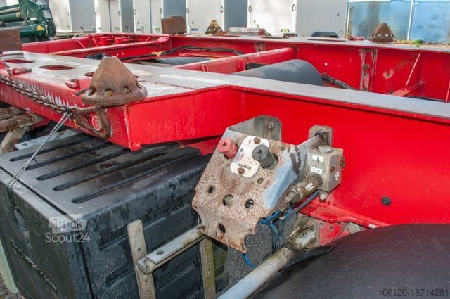 Afzetcontainer-aanhangwagen HÜFFERMANN ATL HMA Anhänger für Absetzbehälter