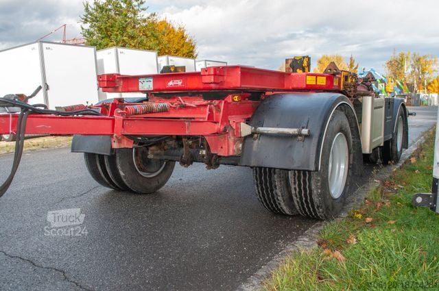 Afzetcontainer-aanhangwagen HÜFFERMANN ATL HMA Anhänger für Absetzbehälter