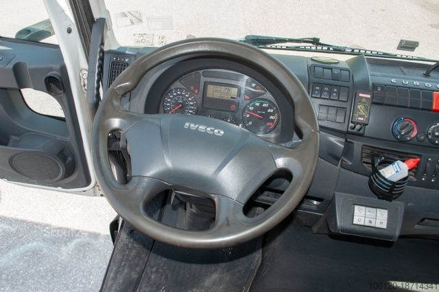 Fourgon pick-up IVECO Eurocargo ML75E Pritsche + Kran FASSI F65A Funk