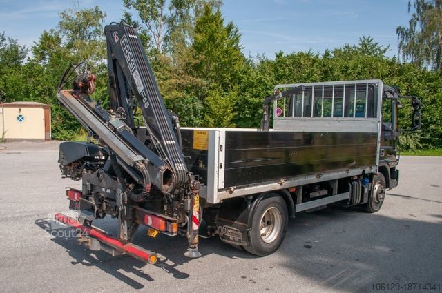 Fourgon pick-up IVECO Eurocargo ML75E Pritsche + Kran FASSI F65A Funk
