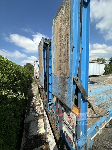 Zema grīdas puspiekabe būvniecības tehnikas pārvadāšanai NOOTEBOOM OSDS-48-03