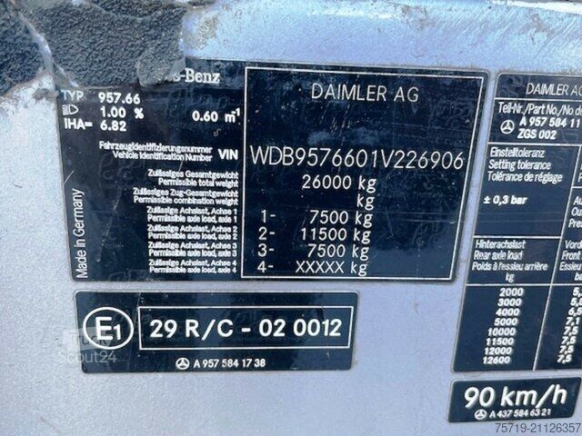 Autocompattatore Mercedes-Benz 2629 L Econic 6x2 Faun EEV