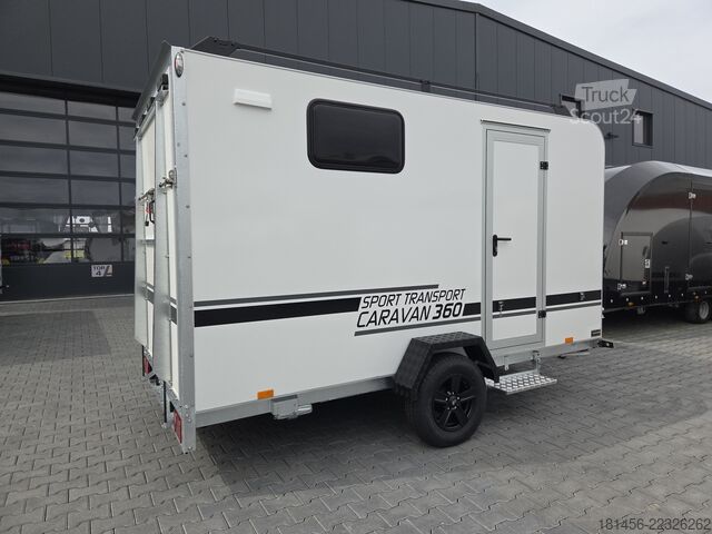 Rulotă/autocaravană trailershop TFS 360 Motorrad Reise Sport Camper Bett