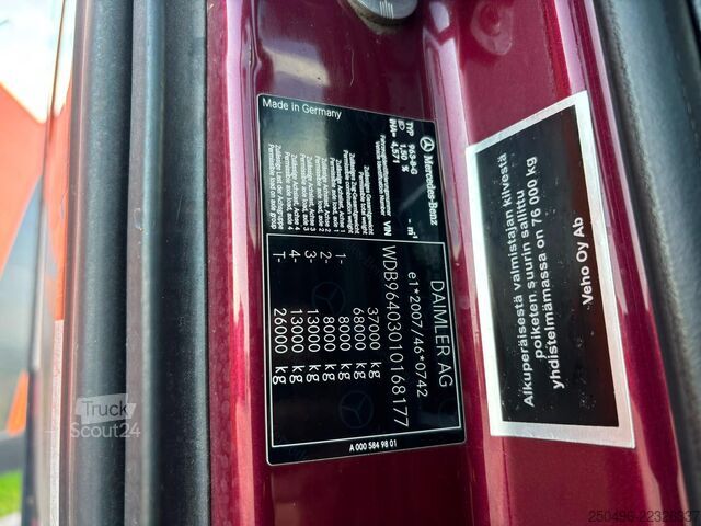 Baumstamm-Transporter Mercedes-Benz Arocs 3263 8x4 FULL STEEL