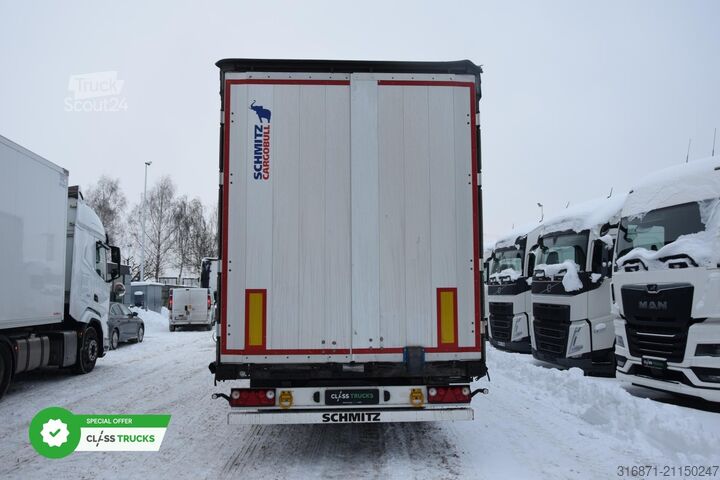 Nyitott ponyvás félpótkocsi SCHMITZ CARGOBULL SCS24/L Varios