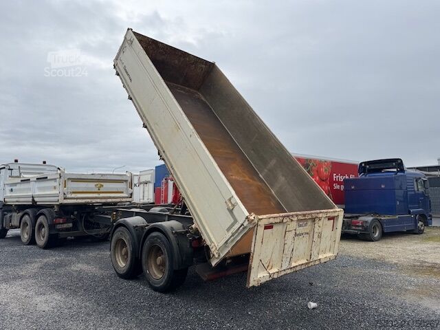 Dreiseitenkipper Anhänger Hiebenthal TKB 18 to Tandem 3 S. Öl Luft BPW 5m