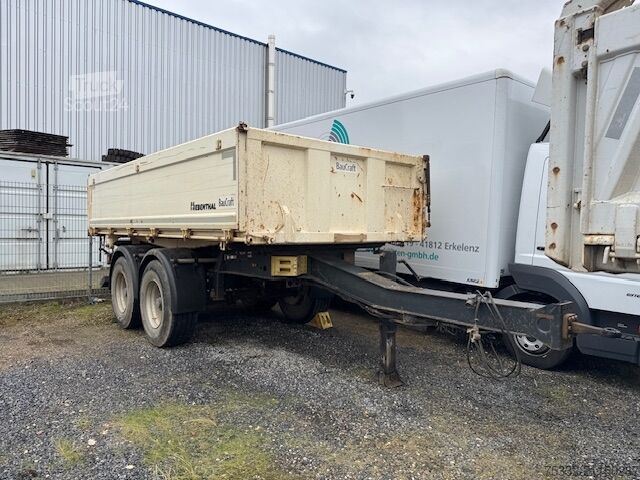 Three-way tipper trailer Hiebenthal TKB 18 to Tandem 3 S. Öl Luft BPW 5m