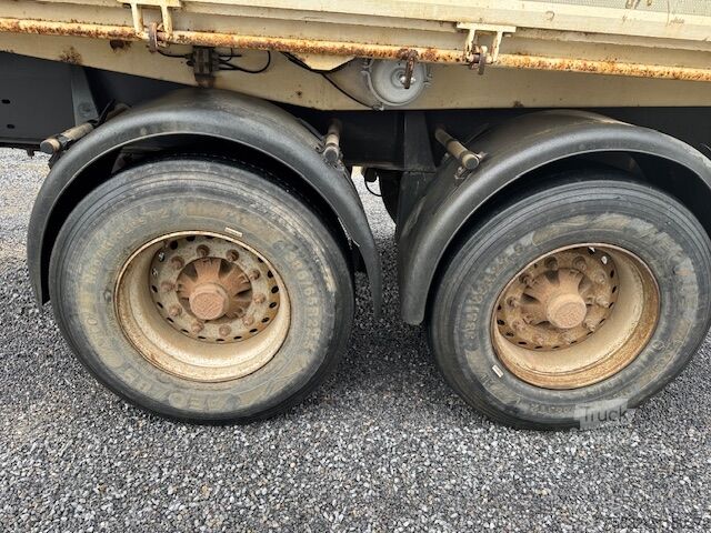 Tipper trailer Hiebenthal TKB 18 to Tandem 3 S. Öl Luft BPW 5m