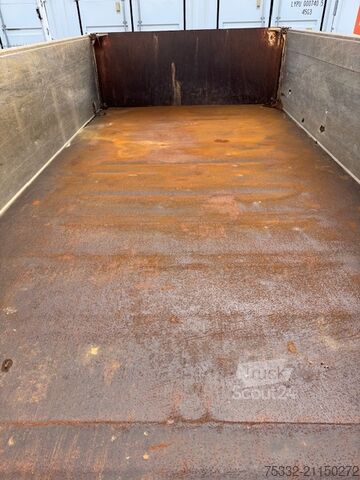 Tipper trailer Hiebenthal TKB 18 to Tandem 3 S. Öl Luft BPW 5m