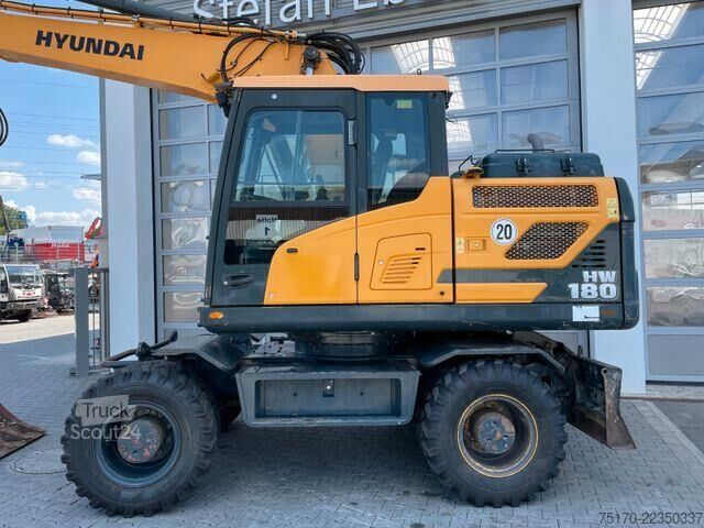 Колесный экскаватор Hyundai HW 180 / 6.102h / Tieflöffel / OQ70/55 / Klima
