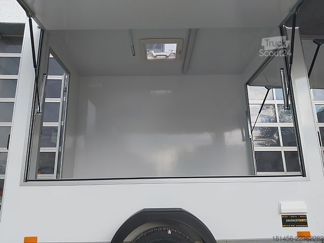 Ρυμουλκούμενο πωλήσεων trailershop Event Trailer Infostand 2 Klappen 230Volt Licht