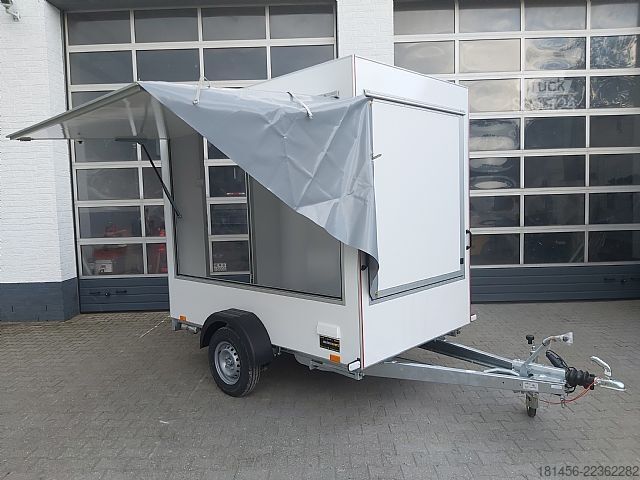 Ρυμουλκούμενο πωλήσεων trailershop Event Trailer Infostand 2 Klappen 230Volt Licht
