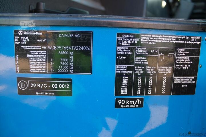 Skraldevogn MERCEDES-BENZ 2633 L Econic - Aktenvernichter Nr.: 026