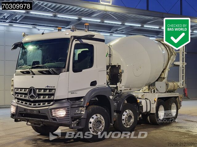 Mixer Mercedes Arocs 3240 Arocs 8X4 9m3 Stetter Mixer Steelsus...