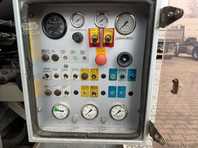 Vacuum tank truck MAN 28.400 6x2 Kanalreiniger Kombi MÜLLER 10.500 L