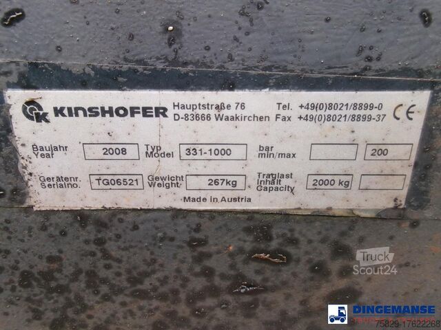 Φορτηγό γερανού Iveco Stralis 310 EEV 6x2 RHD + Atlas 120.2E